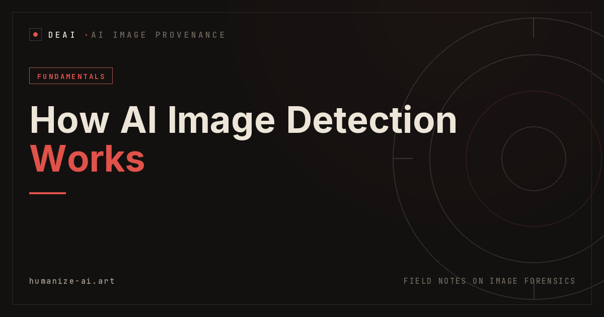 How AI Image Detection Works: The Technology Behind Detectors